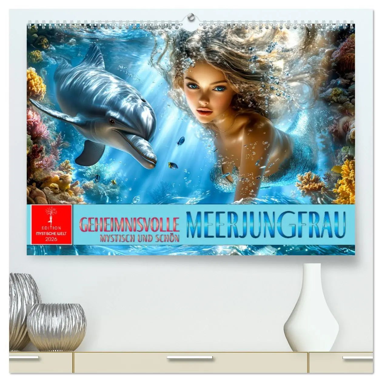 Cover: 9783457306024 | Geheimnisvolle Meerjungfrau (hochwertiger Premium Wandkalender 2026...